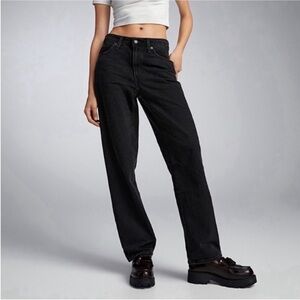 Levi's '94 Baggy Black Straight Leg Jean in Open Mind size 30